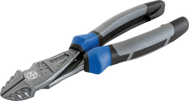 LUX-TOOLS Kraft-Seitenschneider Professional aus Stahl in Multicolour, Länge: 180 mm - Bild 1