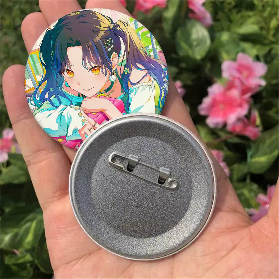 Bilibili Brosche, Cartoon-Charaktere, Metal, Multicolor, Unisex - Bild 2