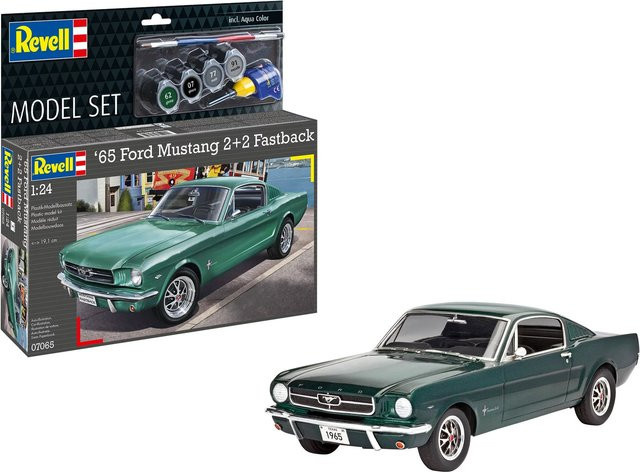 Revell Model Set 1965 Ford Mustang 2+2 Fastback, Modellbau, 1:24 - Bild 1