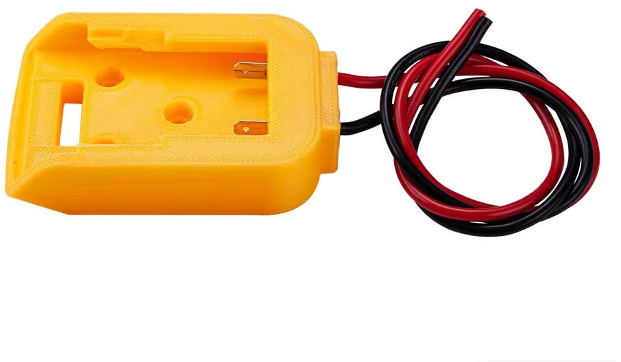 DeWalt Batterie-DIY-Adapter Stromwandler für DCB182 18V Li-Ionen-Akkus mit 14 AWG Kabel in Gelb - Bild 4