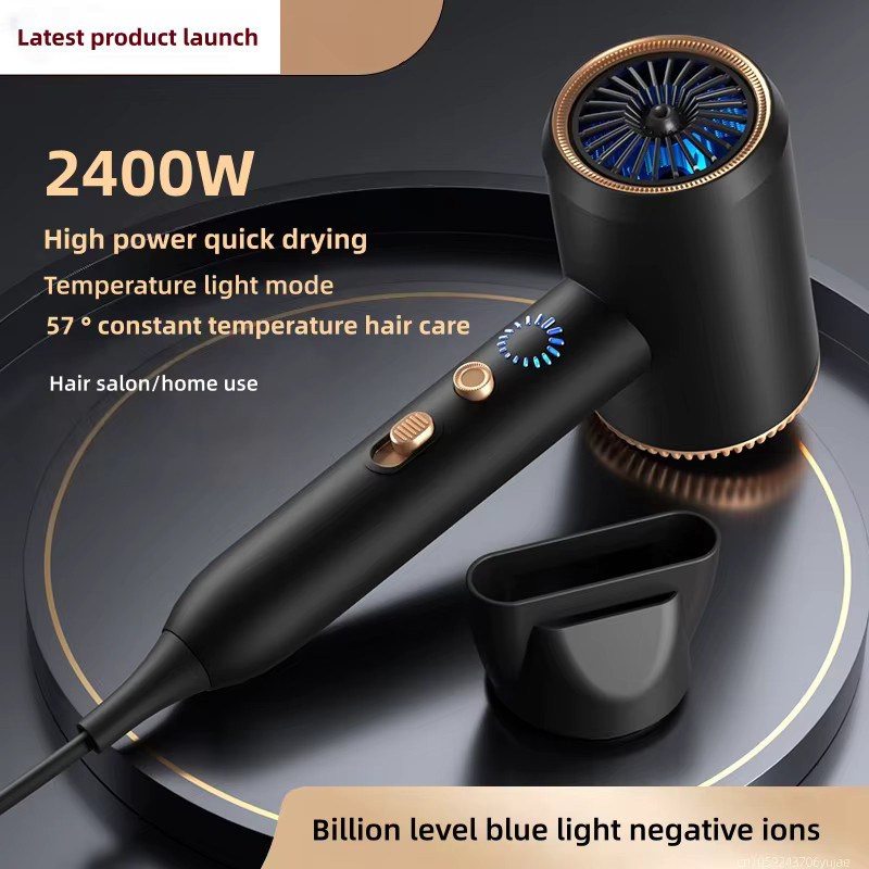 XMSJ Haartrockner mit LED-Licht und Negativ-Ionen-Funktion, Unisex - Bild 2