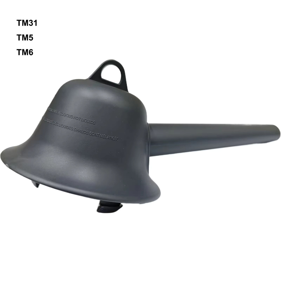Olevo Dampfumsteller Schwarz als Universal Führungsrohr für Thermomix TM31 TM5 TM6 und Monsieur Cuisine Connect sowie Smart - Bild 3