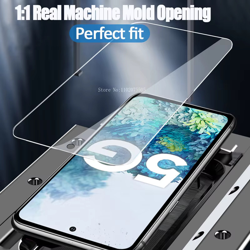 4er-Pack Displayschutzfolie aus gehärtetem Glas für Samsung Galaxy A10, A20s, A30, A30s, A50, A70, A51, A71, A21s, A31, A41, A01, A11 in Transparent - Bild 6
