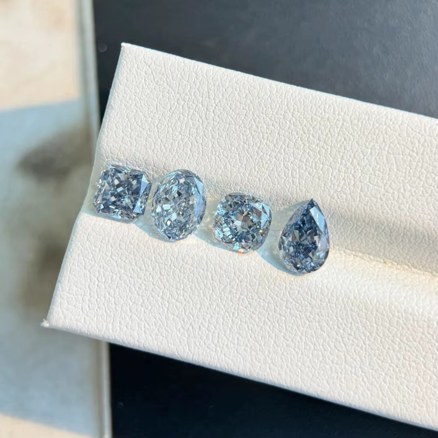 Diamant, 1 Karat, blau, Lab Grown Diamonds - Bild 2