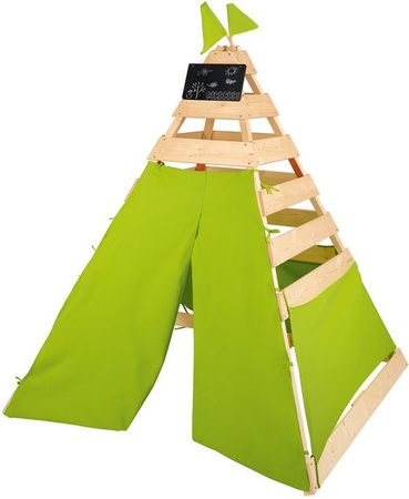 PLAYTIVE Spielzelt Tipi aus Echtholz