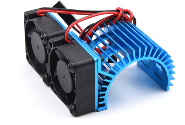 Readytosky Motor Dual Lüfter Kühlkörper, Aluminium Legierung, Grau - Bild 1