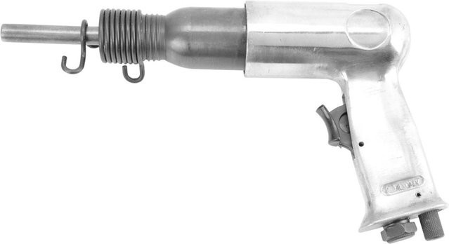 Nensit 190 Typ Hand-Luftnieterpistole mit Rundkopf, pneumatisches Nietwerkzeug, Farbe: Silber, 1/4 Zoll Einlass - Bild 1