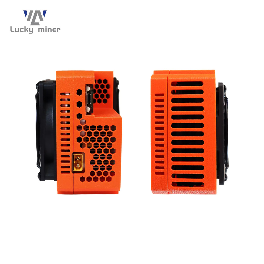 NerdQX Open-Source-Desktop-Bitcoin-Miner SHA-256 ASIC-Miner Krypto-Rig in Orange mit 8TH/s Leistung - Bild 5