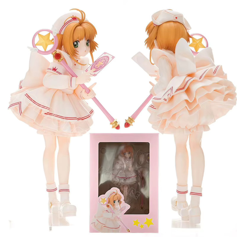 KONBORE Card Captor Sakura Sakura Kinomoto Krankenschwester, Action Figur, 22 cm - Bild 2