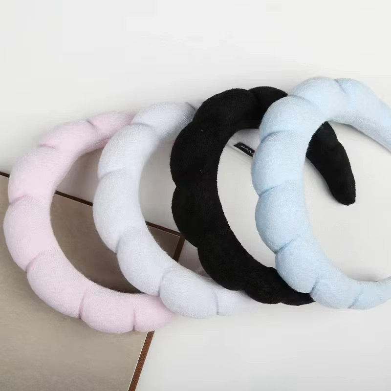 CNKESS Wasch-Stirnband-Set mit Armbändern und Scrunchies, Unisex - Bild 3