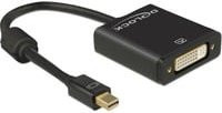 Delock Mini DisplayPort auf DVI-I Adapterkabel, Schwarz, Länge: 0,20 m - Bild 1