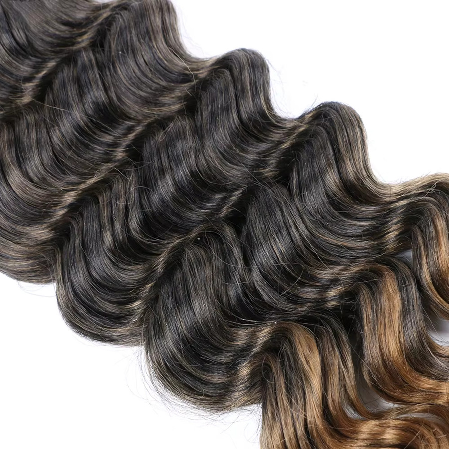 BUDABUDABUDA Kunsthaar Wasserwelle Crochet Twist Ombre, Damen - Bild 4