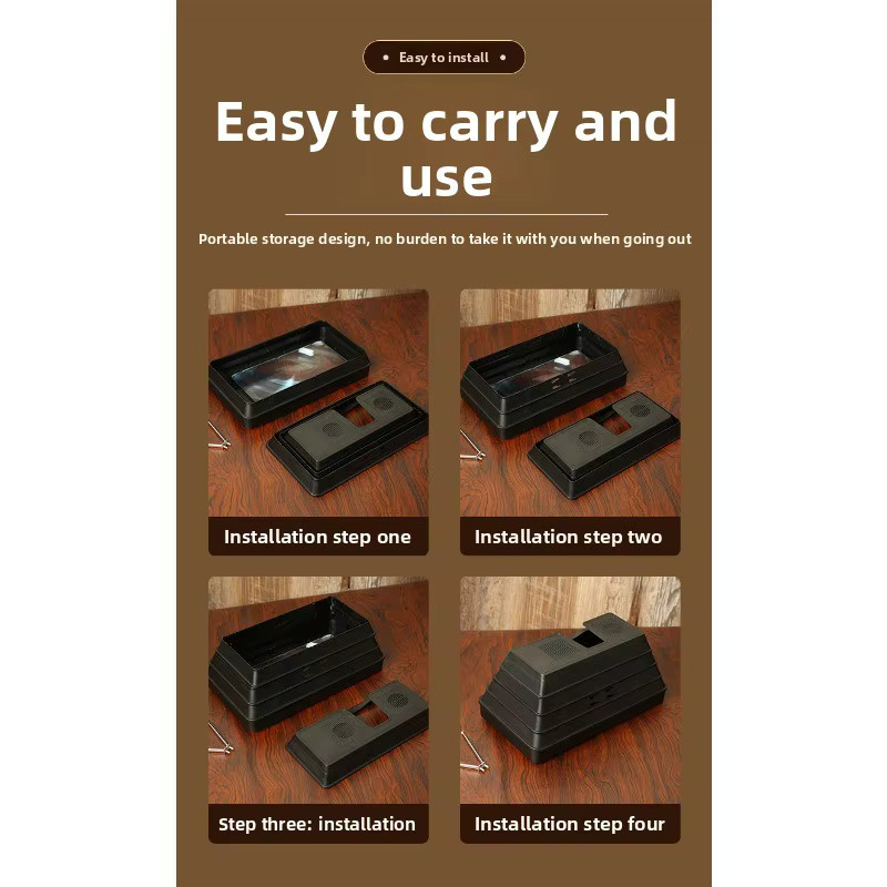 Retro Blu-ray Desktop Handy Ständer in Schwarz als kreativer Bildschirmverstärker für dein Smartphone - Bild 3