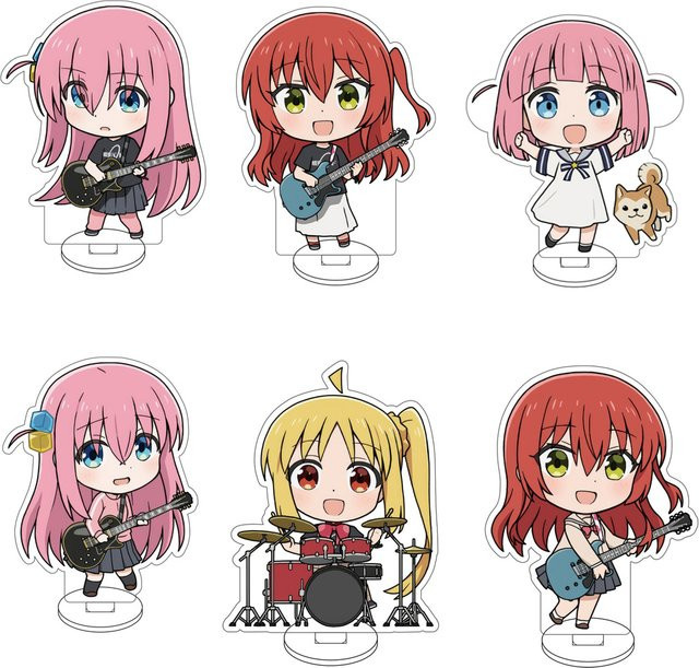 Bandai Bocchi the Rock!, Acryl-Figurenständer, Einzelfigur, 10cm - Bild 1