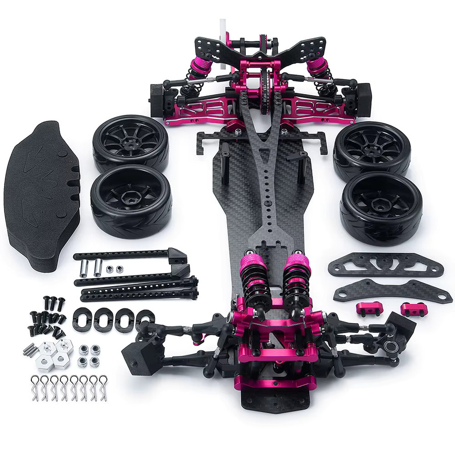 Yeahrun Sakura D5S Upgrade Teile Set Legierung & CF Chassis - Bild 2