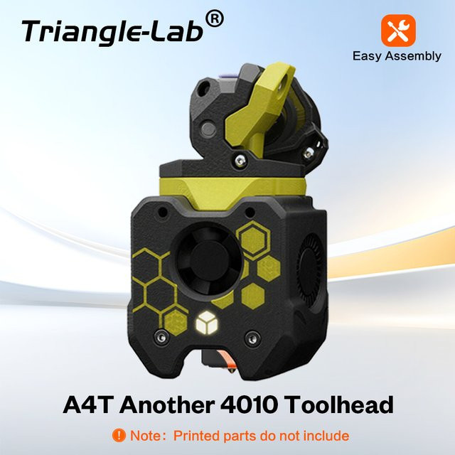 Trianglelab A4T Another 4010 Werkzeugkopf in Schwarz für Voron MMU ERCF BoxTurtle Xol-Carriage Tradrack MMX Quattro Box EMU 3MS Crossbow Cutter - Bild 1