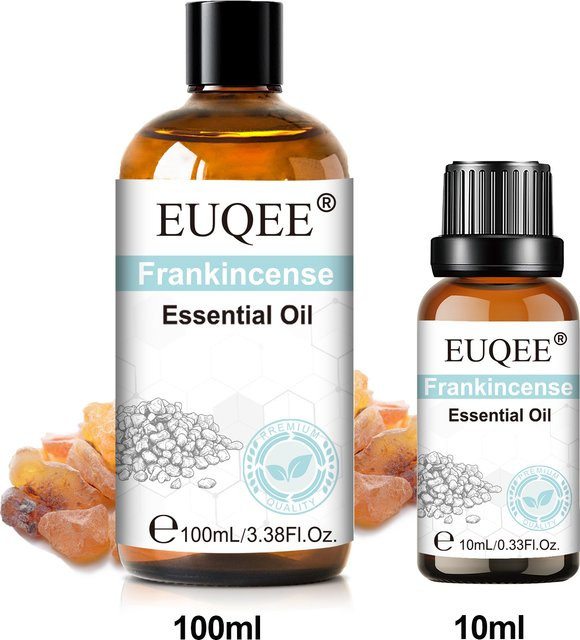 Euqee Ätherisches Öl Weihrauch Zitronengras Citronella, 10ml/100ml - Bild 1