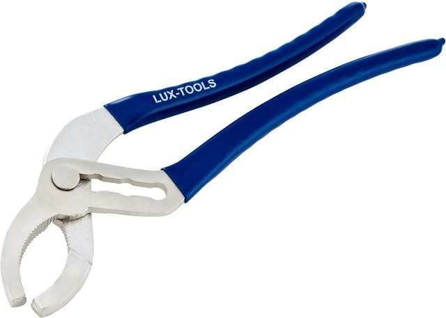 LUX-TOOLS Siphonzange in Blau mit Kunststoffelementen, Länge: 230 mm - Bild 1