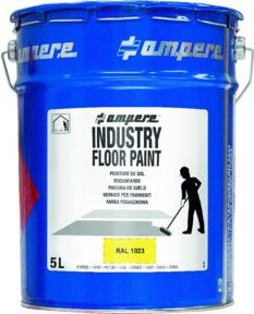 A.M.P.E.R.E. Bodenmarkierungsfarbe Traffic Industry Floor Paint, Gelb, 5 l - Bild 1