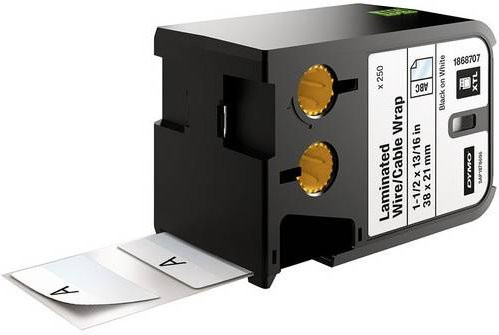 DYMO XTL Beschriftungsband Schwarz auf Weiß, 1 Stück - Bild 1