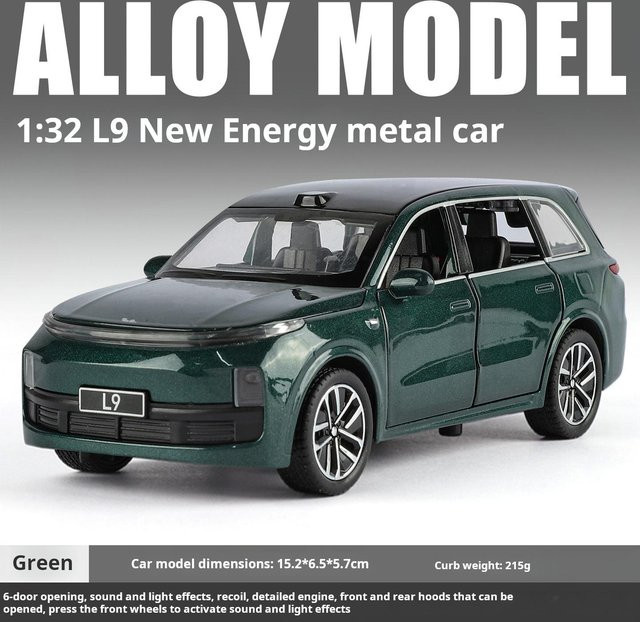 Linyi toy car Li L9 Luxus SUV, Modellauto, 1:32, Metall, ab 14 Jahren - Bild 1