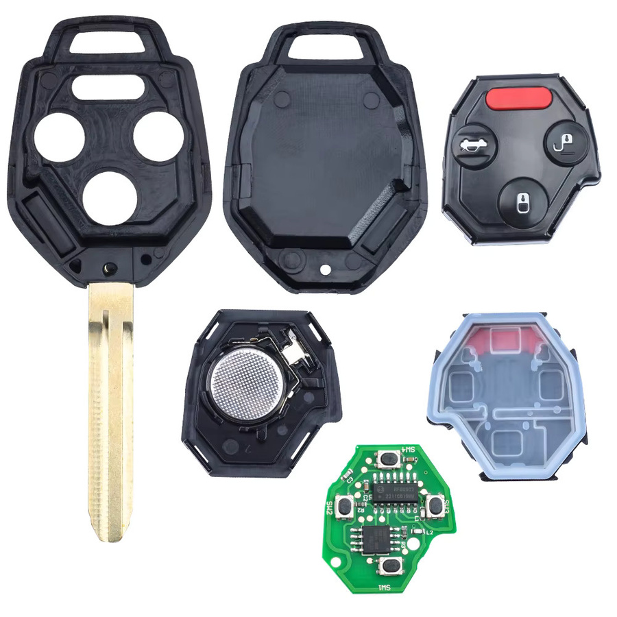 KEYECU Fernbedienungsschlüsselanhänger für Subaru Outback Legacy Forester Impreza Tribeca mit G Chip, 315 MHz / 433 MHz, Schwarz - Bild 3