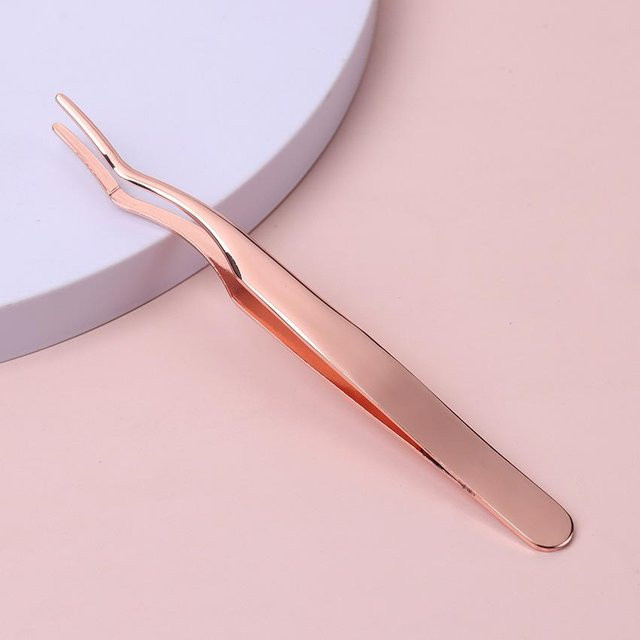 NATAWA Wimpernpinzette, rose gold, Edelstahl - Bild 1