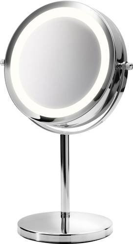 Medisana CM 840 Kosmetikspiegel mit LED Beleuchtung in Silber und Weiß mit modernem Design für den Tisch - Bild 1