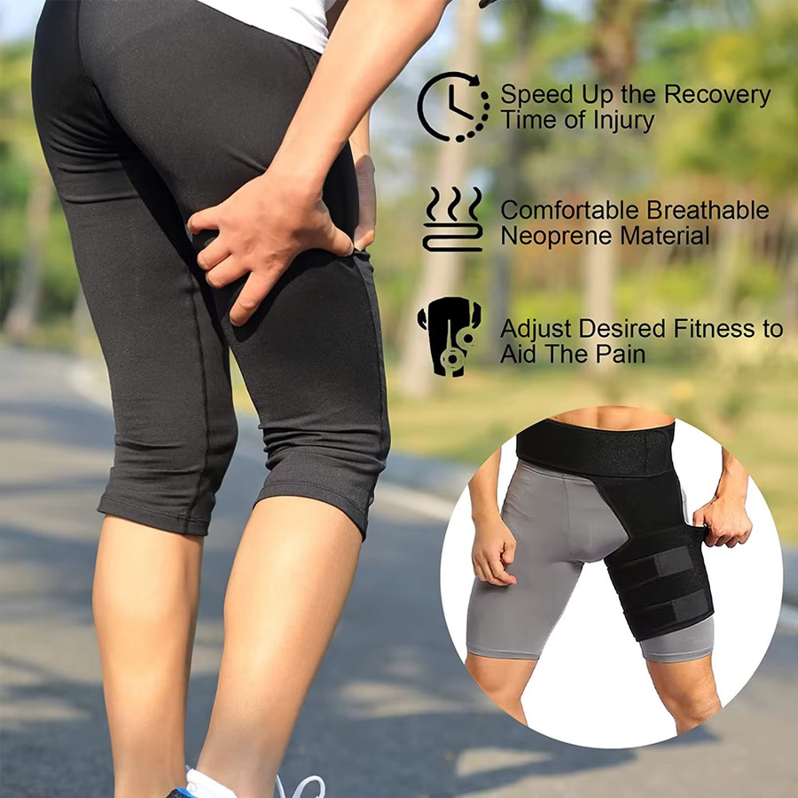 Professionelle Kompressionsmanschette für die Oberschenkel, Unisex - Bild 6