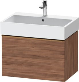 Duravit Waschtischunterschrank D-Neo, wandhängend, braun matt, B: 68,4 cm, T: 44,2 cm - Bild 1