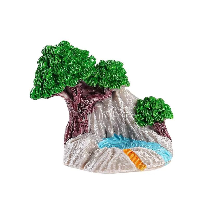 ieniaCC55 Mini-Landschaftssimulation aus Harz für Steingärten und DIY-Modellbau - Bild 5