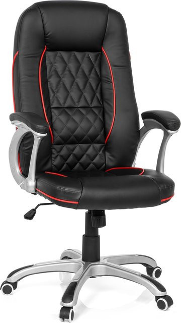 MyBuero Gamingstuhl RELAX AB100 in Schwarz aus Kunstleder mit Armlehnen - Bild 1