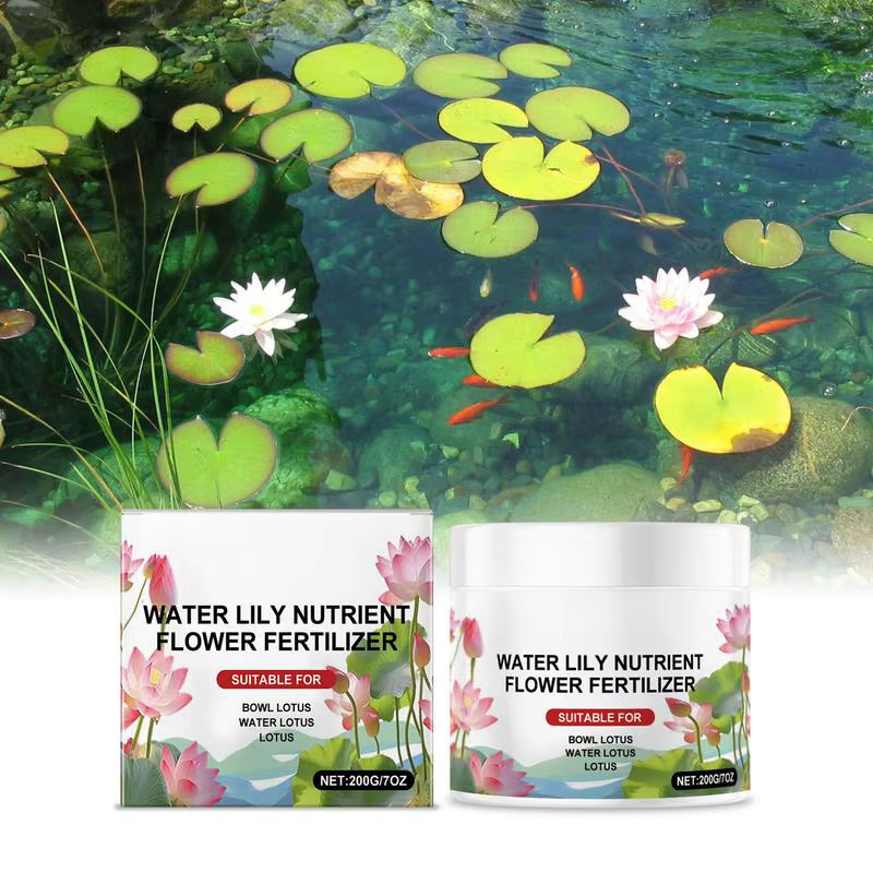 Hydroponischer Lotusdünger für Seerosen und Teichpflanzen zur Förderung des Wachstums und der Blüte, Weiß - Bild 2