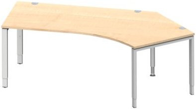 Schäfer Shop Genius Winkelschreibtisch MODENA FLEX 135 Grad Ahorn, Breite: 216,5 cm, Ansatz rechts - Bild 1
