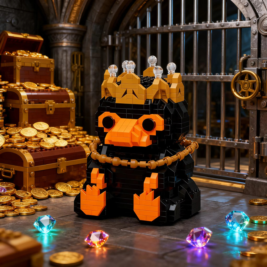 Hot Toys Harry Potter Beat Niffler Mini Bricks 3D Modell Baustein Figur in Mehrfarbig - Bild 2