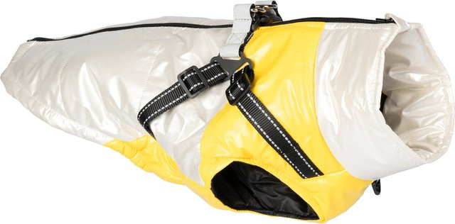 Hunde-Steppjacke von viva domo in Gelb und Weiss - Bild 1
