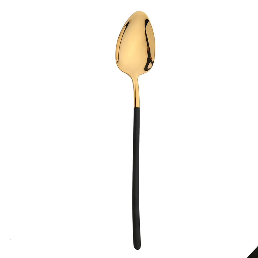 AJOYOUS Besteckset aus Edelstahl mit 24 Teilen in Silber oder Gold, bestehend aus Gabeln, Messern und Löffeln - Bild 2