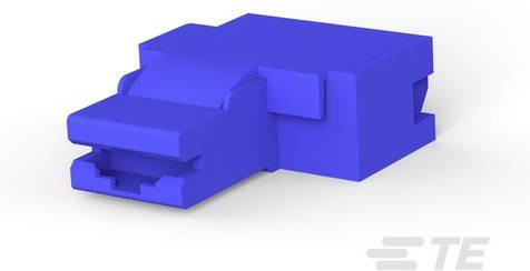 TE Connectivity Leiterplattensteckverbinder 1-172469-2 Blau - Bild 1