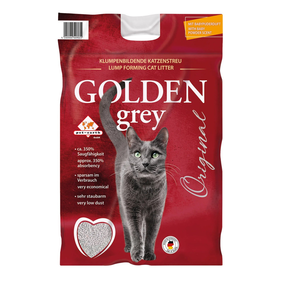 Golden Grey Katzenstreu Klumpstreu Grau 14 kg - Bild 2