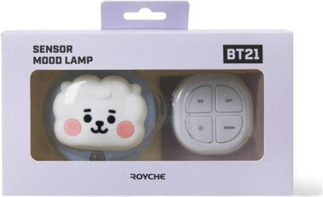 Line Friends BT21 BABY Sensor Stimmungslicht RJ in Weiß mit Bewegungssensor und Fernbedienung - Bild 1