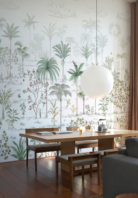 Isidore Leroy Fototapete Sur la route de Samarcande in Multicolour mit botanischem und orientalischem Design - Bild 2
