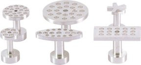 BGS Ausbeul-Pads Set, 6-teilig, silber - Bild 1