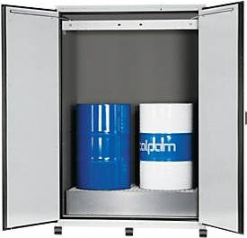 Asecos Sicherheitsschrank Typ 90 XL-CLASSIC-90 mit Flügeltüren, Türfeststellanlage und Bodenauffangwanne inklusive Gitterrost, 235 l - Bild 1