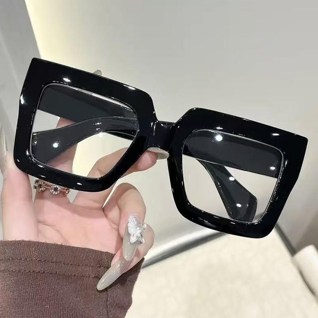 Yiran Health & Beauty Lesebrille, Damen, Vollrand, rechteckig, Kunststoff, black - Bild 1