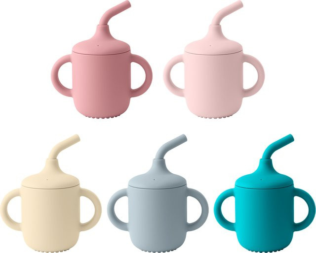 Mamaplan Silikon-Babybecher mit Soft-Spout, BPA-frei und auslaufsicher - Bild 1