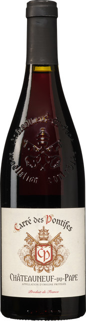 Carre des Pontifes Rotwein Châteauneuf-du-Pape Grenache/Mourvèdre/Syrah Frankreich 0,75 l - Bild 1