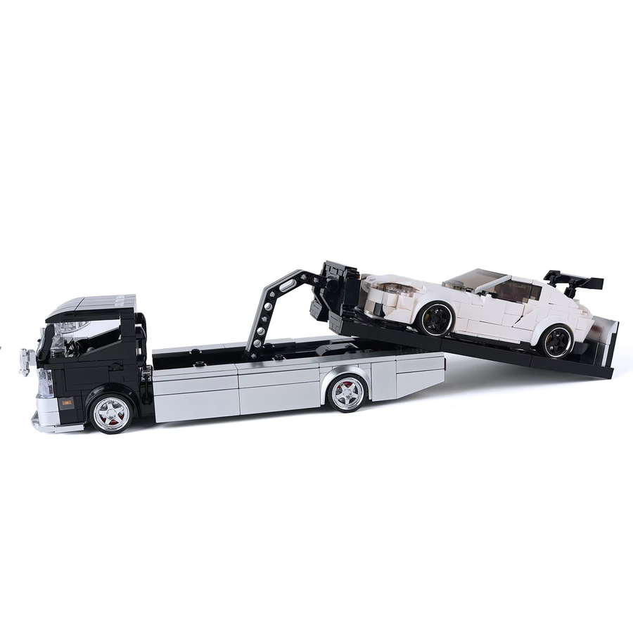 XQ MOC Auto-Serie PB8838 Anhänger-Modell, Bausteine, Fahrzeug-Sammlung - Bild 2