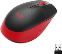 Logitech M190 Funkmaus optisch in Rot und Schwarz mit 1000 dpi - Bild 1