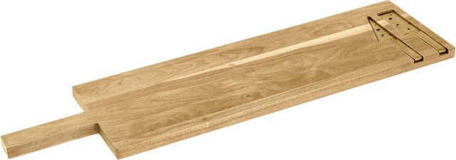 VEGA Käsebrett Enza aus Eiche mit Messer-Set, braun, rechteckig, L: 74,8 cm, B: 19,8 cm, H: 2 cm - Bild 1