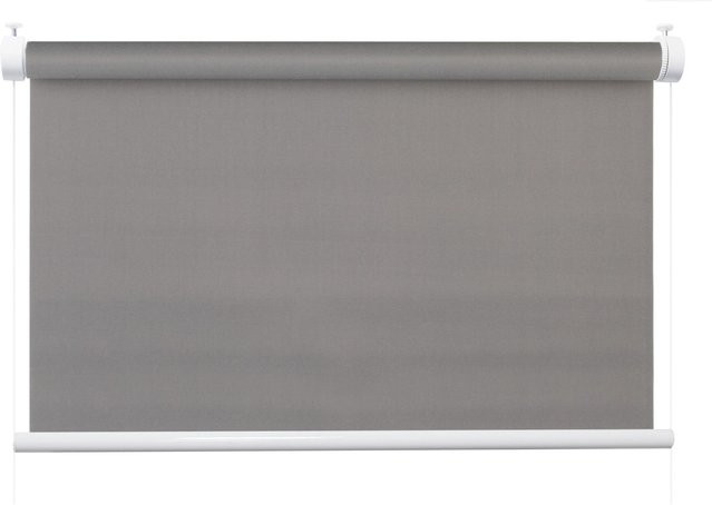 My Deco Rollo Verspannt Flex Grau B: 90 cm, H: 130 cm - Bild 1